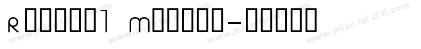 Roboto1 Medium字体转换